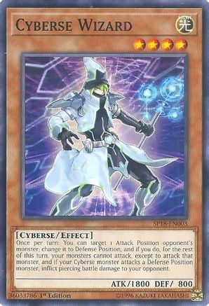 Image of Cyberse Wizard (SP18-EN003) - Star Pack VRAINS 1st Edition