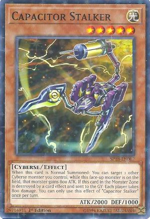 Image of Capacitor Stalker (Starfoil) (SP18-EN007) - Star Pack VRAINS 1st Edition