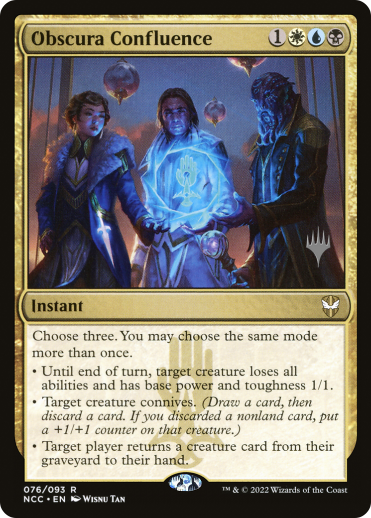 Image of Obscura Confluence (PPSNC-076) - New Capenna Commander Promos Foil