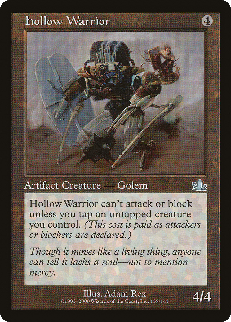 Image of Hollow Warrior (PCY-138) - Prophecy Foil