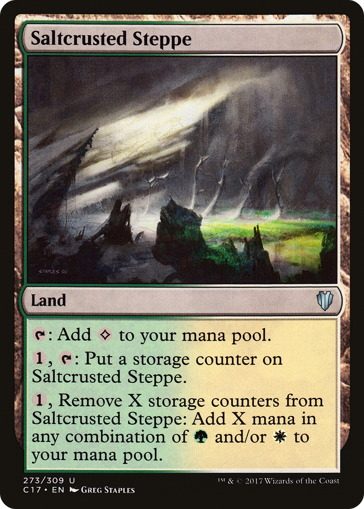 Image of Saltcrusted Steppe (C17-273) - Commander 2017