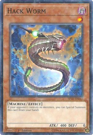 Image of Hack Worm (Starfoil) (SP18-EN015) - Star Pack VRAINS 1st Edition