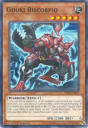 Image of Gouki Riscorpio (SP18-EN017) - Star Pack VRAINS 1st Edition
