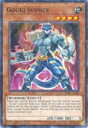 Image of Gouki Suprex (Starfoil) (SP18-EN018) - Star Pack VRAINS 1st Edition