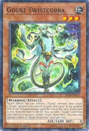 Image of Gouki Twistcobra (Starfoil) (SP18-EN019) - Star Pack VRAINS 1st Edition