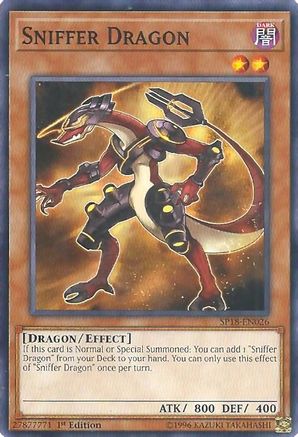 Image of Sniffer Dragon (SP18-EN026) - Star Pack VRAINS 1st Edition