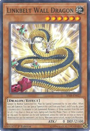 Image of Linkbelt Wall Dragon (SP18-EN027) - Star Pack VRAINS 1st Edition