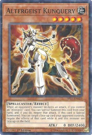 Image of Altergeist Kunquery (Starfoil) (SP18-EN029) - Star Pack VRAINS 1st Edition
