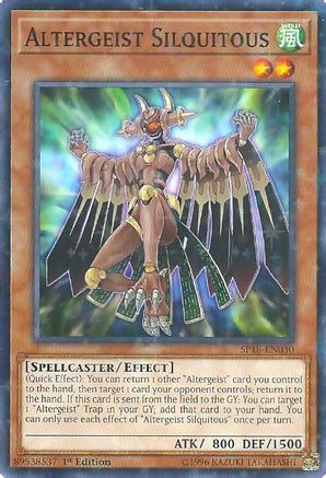 Image of Altergeist Silquitous (Starfoil) (SP18-EN030) - Star Pack VRAINS 1st Edition