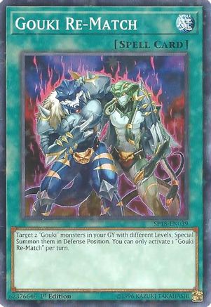 Image of Gouki Re-Match (Starfoil) (SP18-EN039) - Star Pack VRAINS 1st Edition