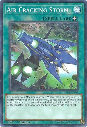 Image of Air Cracking Storm (Starfoil) (SP18-EN042) - Star Pack VRAINS 1st Edition
