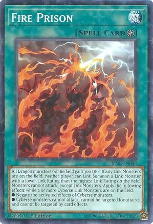Image of Fire Prison (Starfoil) (SP18-EN043) - Star Pack VRAINS 1st Edition