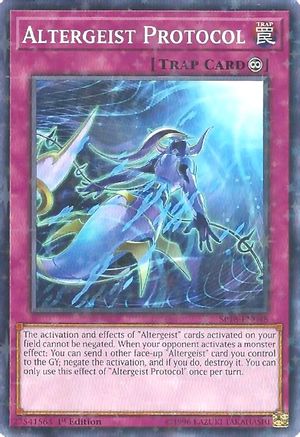 Image of Altergeist Protocol (Starfoil) (SP18-EN048) - Star Pack VRAINS 1st Edition