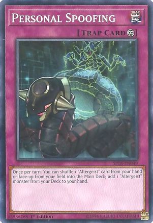 Image of Personal Spoofing (SP18-EN049) - Star Pack VRAINS 1st Edition