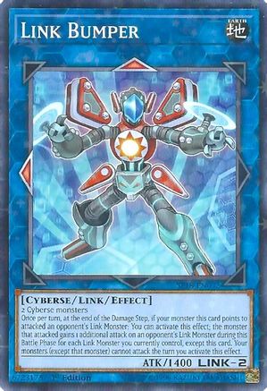 Image of Link Bumper (Starfoil) (SP18-EN032) - Star Pack VRAINS 1st Edition