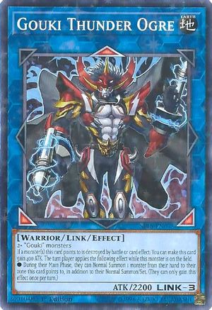 Image of Gouki Thunder Ogre (Starfoil) (SP18-EN035) - Star Pack VRAINS 1st Edition