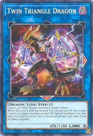 Image of Twin Triangle Dragon (SP18-EN036) - Star Pack VRAINS 1st Edition