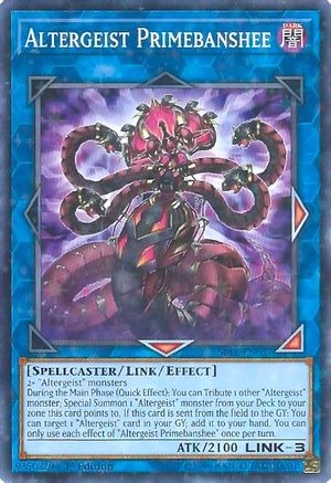 Image of Altergeist Primebanshee (Starfoil) (SP18-EN037) - Star Pack VRAINS 1st Edition