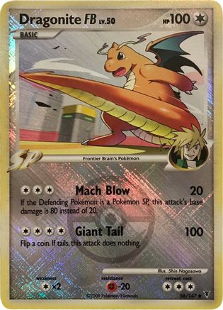 Image of Dragonite FB 056/147  - Reverse Holofoil League & Championship Cards - Promo