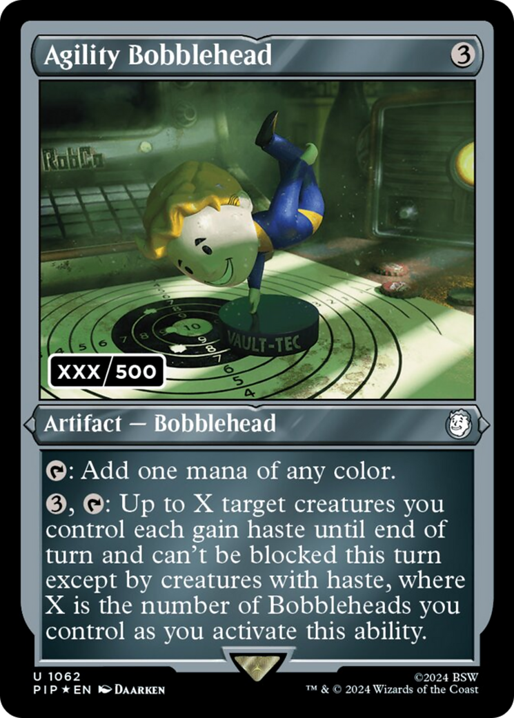 Image of Agility Bobblehead (Serial Numbered) (PIP-1062) - Fallout Foil