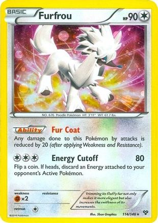 Image of Furfrou 114/146  - Holofoil Blister Exclusives - Promo