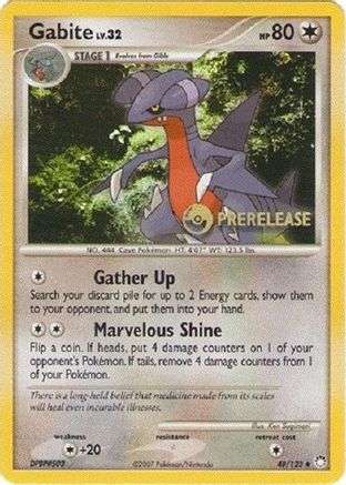 Image of Gabite 048/124  Diamond and Pearl Promos - Promo