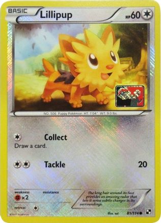 Image of Lillipup 081/114  - Reverse Holofoil League & Championship Cards - Promo