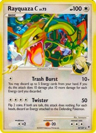 Image of Rayquaza C 008/147  - Holofoil Miscellaneous Cards & Products - Promo