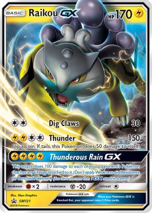 Image of Raikou GX SM121  - Holofoil SM Promos - Promo