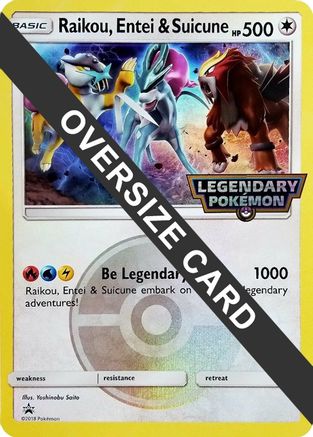 Image of Raikou, Entei & Suicune  - Holofoil Jumbo Cards - Promo