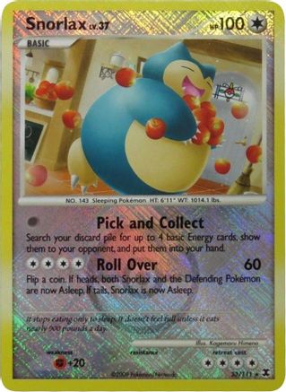 Image of Snorlax 033/111  - Reverse Holofoil League & Championship Cards - Promo