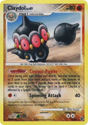 Image of Claydol 015/106  - Reverse Holofoil League & Championship Cards - Promo