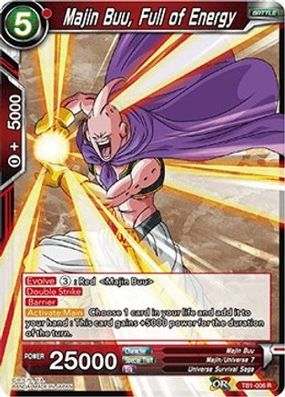 Image of Majin Buu, Full of Energy (TB1-006) - Tournament of Power