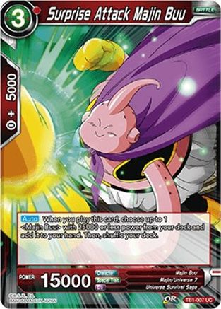 Image of Surprise Attack Majin Buu (TB1-007) - Tournament of Power