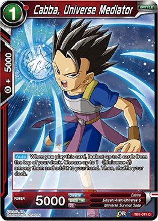 Image of Cabba, Universe Mediator (TB1-011) - Tournament of Power Foil