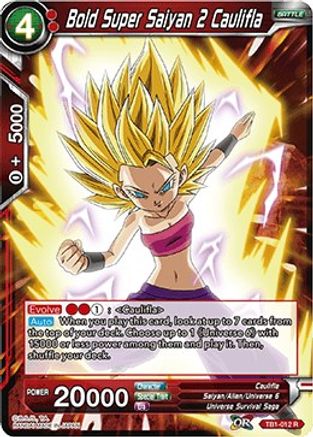 Image of Bold Super Saiyan 2 Caulifla (TB1-012) - Tournament of Power
