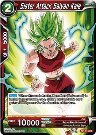 Image of Sister Attack Saiyan Kale (TB1-016) - Tournament of Power