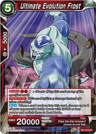 Image of Ultimate Evolution Frost (TB1-018) - Tournament of Power Foil
