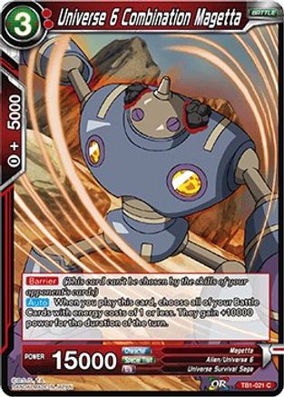 Image of Universe 6 Combination Magetta (TB1-021) - Tournament of Power