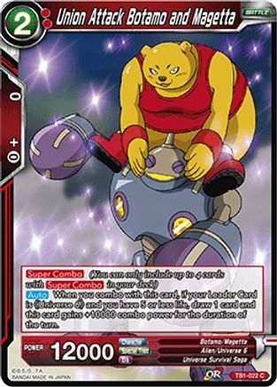Image of Union Attack Botamo and Magetta (TB1-022) - Tournament of Power