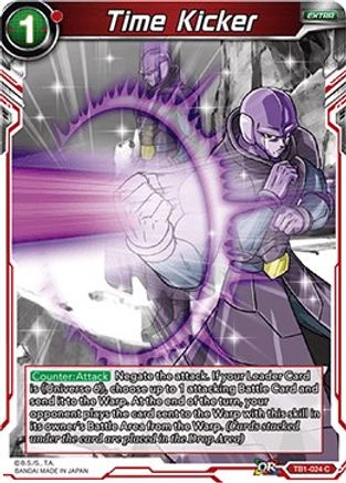 Image of Time Kicker (TB1-024) - Tournament of Power Foil