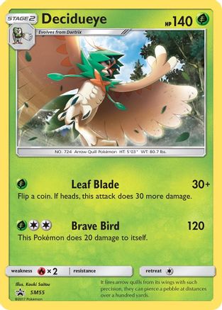 Image of Decidueye SM55  - Holofoil SM Promos - Promo