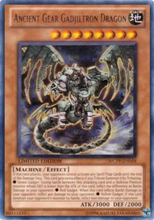 Image of Ancient Gear Gadjiltron Dragon (WCPP-EN018) - World Championship 2010 Card Pack Limited