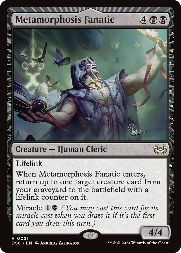 Image of Metamorphosis Fanatic (DSC-021) - Duskmourn: House of Horror Commander: (miracle)