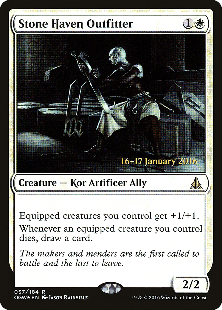 Image of Stone Haven Outfitter (PRE-037) - Oath of the Gatewatch Promos Foil
