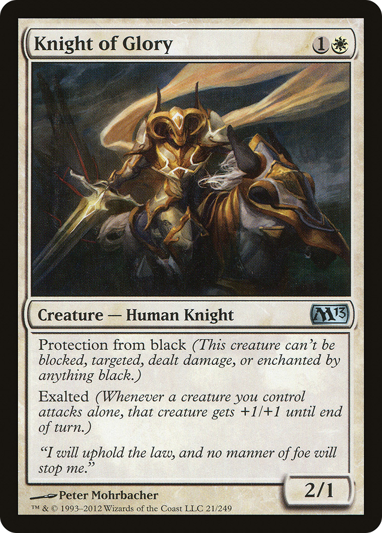 Image of Knight of Glory (M13-021) - Magic 2013