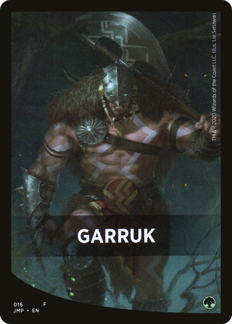 Image of Garruk Theme Card (JMP-016) - Jumpstart Front Cards
