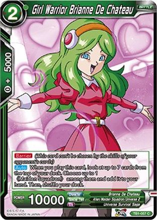 Image of Girl Warrior Brianne De Chateau (TB1-057) - Tournament of Power Foil