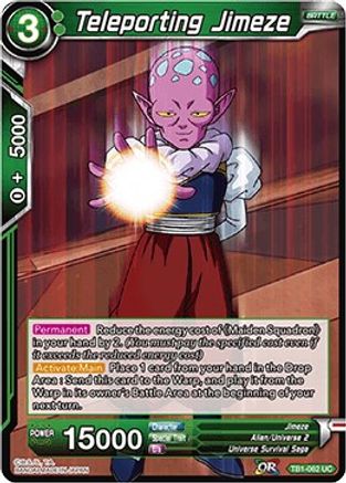 Image of Teleporting Jimeze (TB1-062) - Tournament of Power Foil