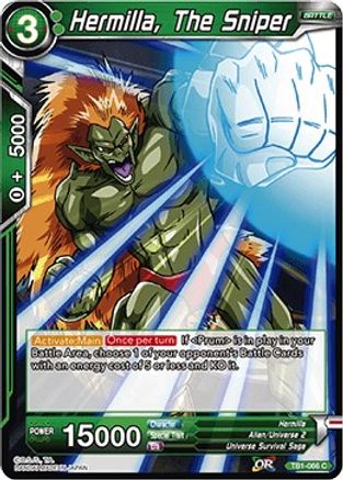 Image of Hermilla, The Sniper (TB1-066) - Tournament of Power Foil
